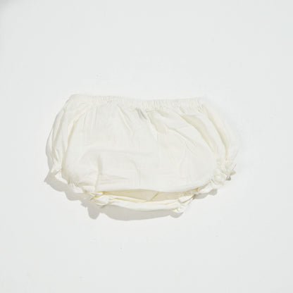 New Born Girlsfrock - White Aop