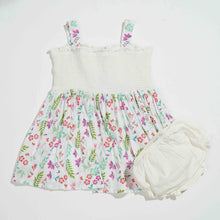 Load image into Gallery viewer, NEW BORN GIRLSFROCK - WHITE AOP
