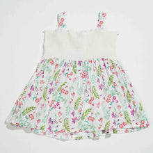 Load image into Gallery viewer, NEW BORN GIRLSFROCK - WHITE AOP
