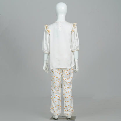 Girls 2Pcs-Pearl Gold