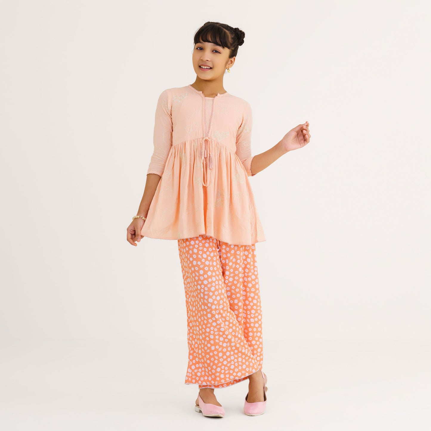 Girls Melon Ethnic Jacket (wrong product shoot)