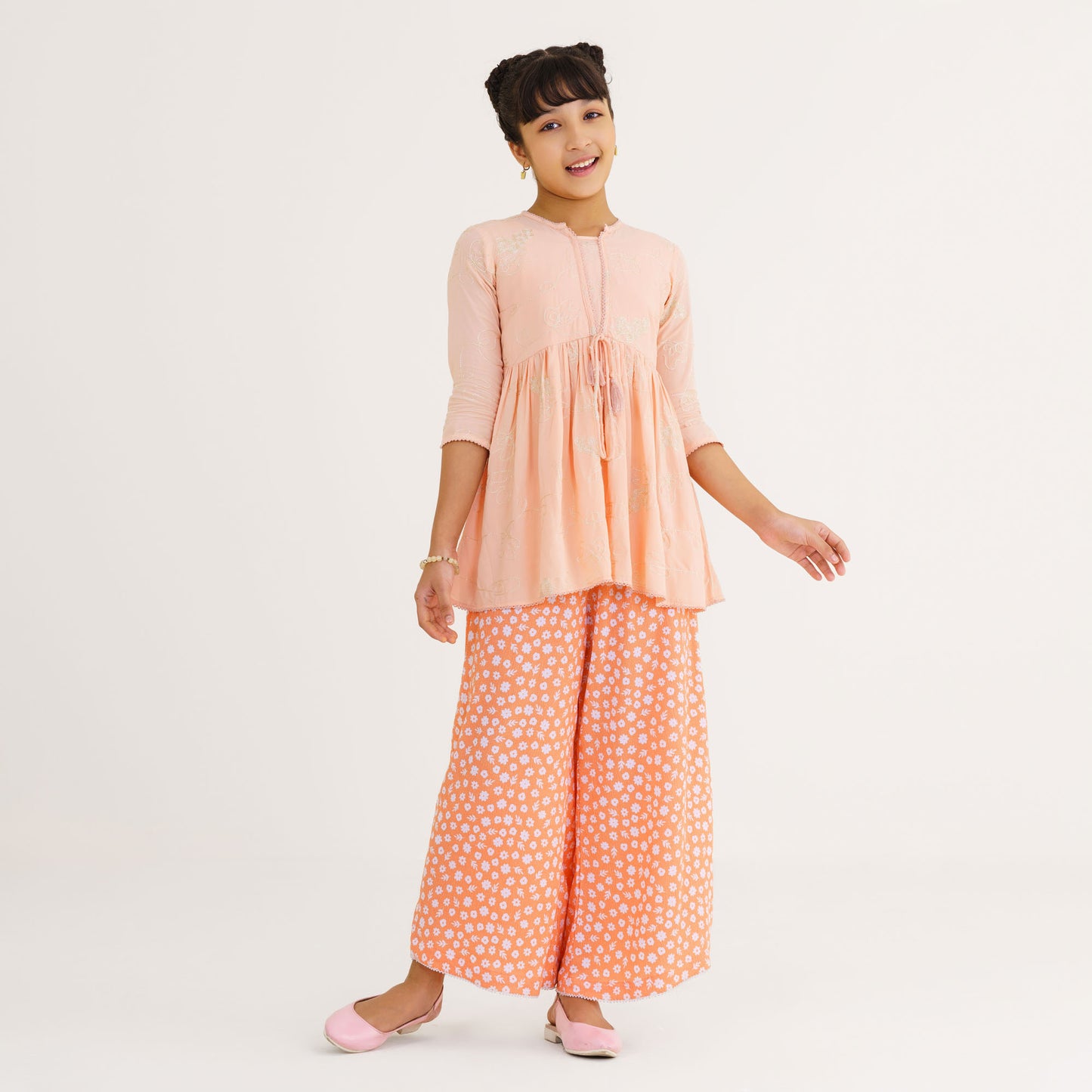Girls Melon Ethnic Jacket (wrong product shoot)