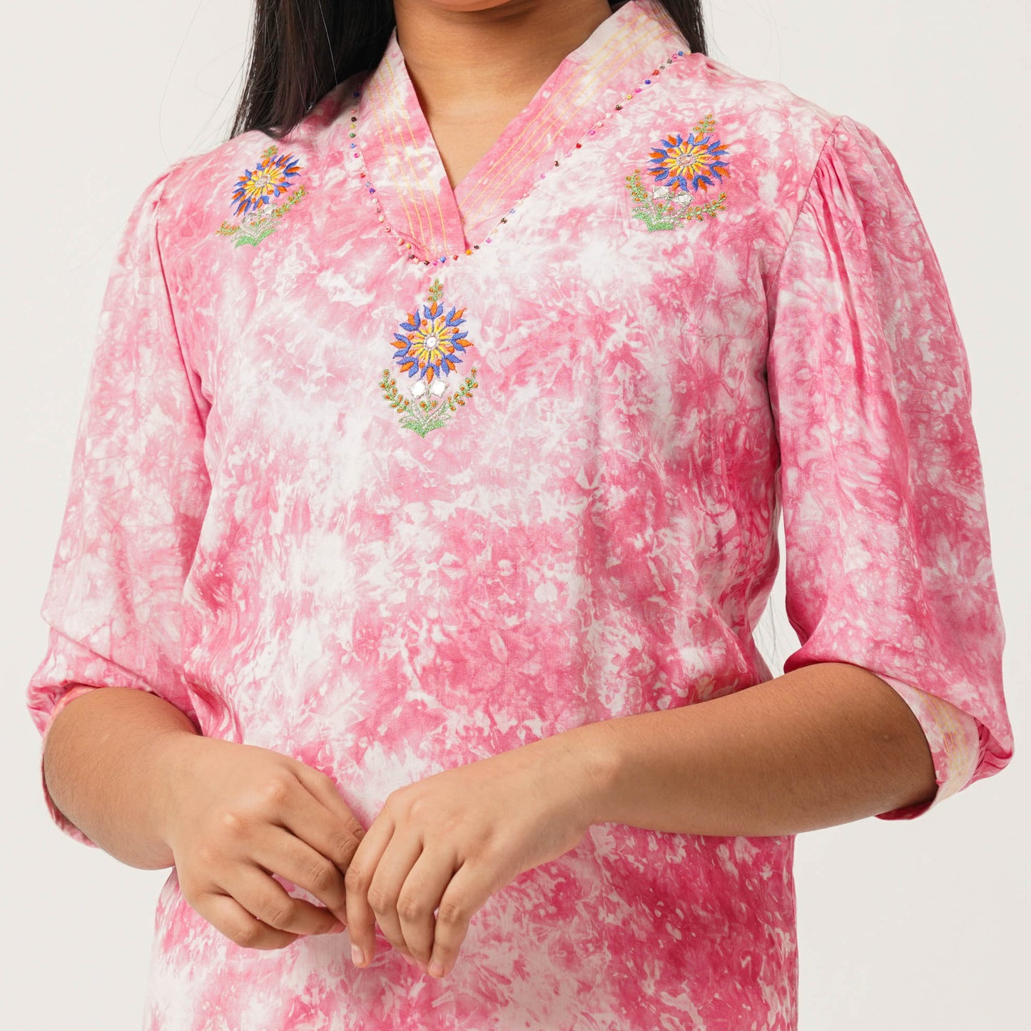 Girls Pink Two Piece Set