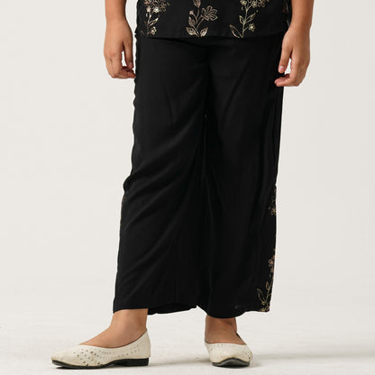 Girls Black Two Piece Set