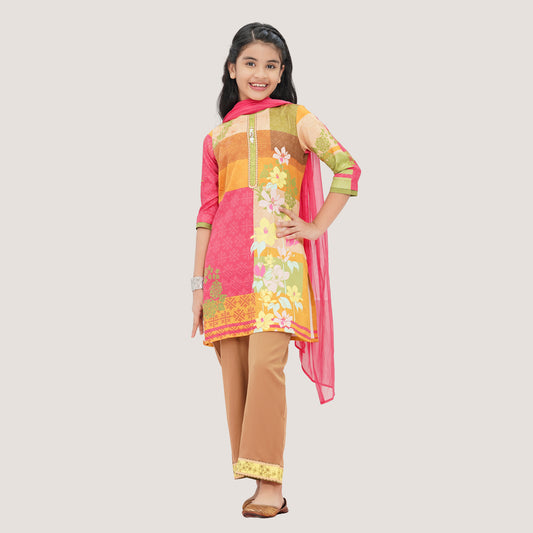 Girls Chromatic Blended Three-Piece Set