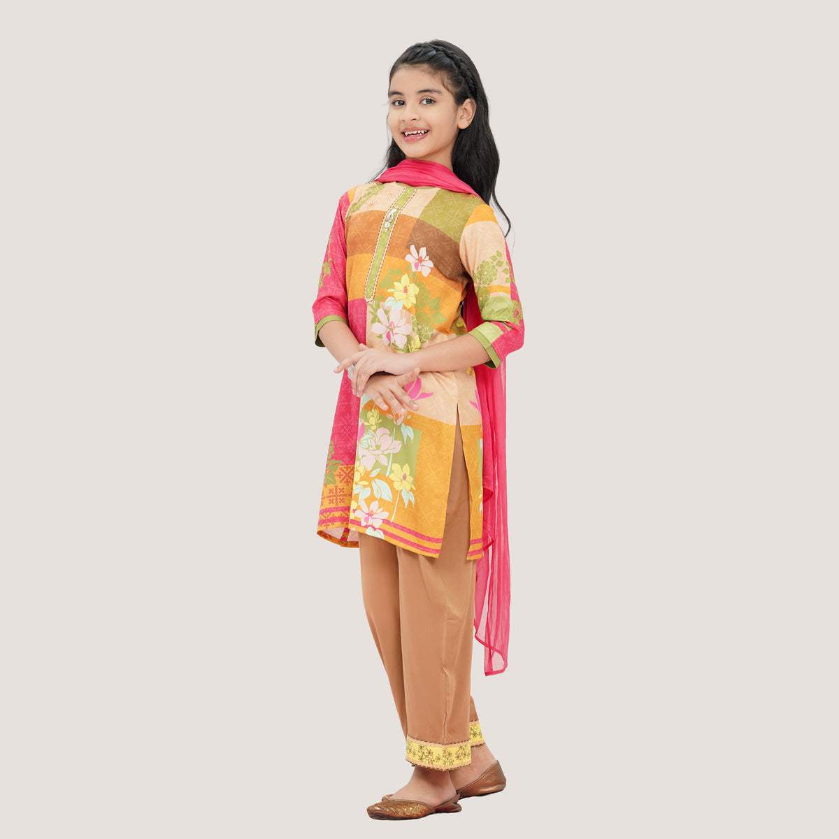 Girls Chromatic Blended Three-Piece Set