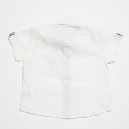 New Born Boys 2Pcs - White