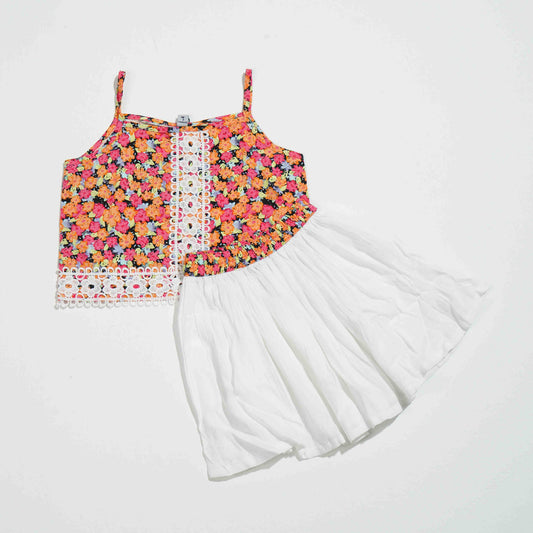 New Born Girls 2Pcs - Multi Color