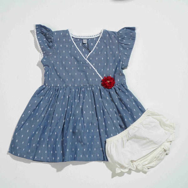 NEW BORN GIRLS 2 PCS-NAVY BLUE