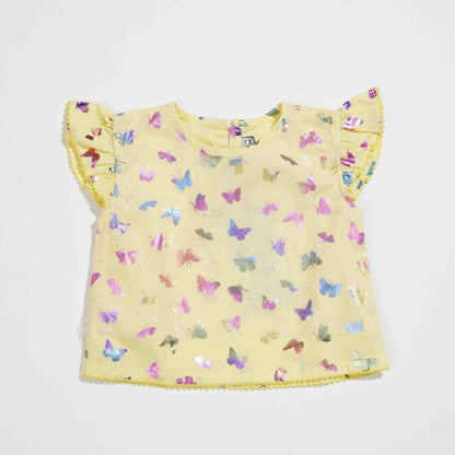 New Born Girls 2Pcs - Multi Color