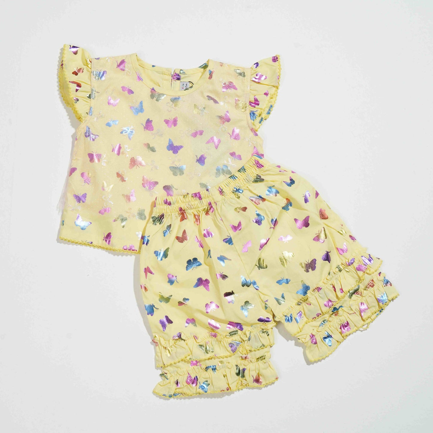 New Born Girls 2Pcs - Multi Color