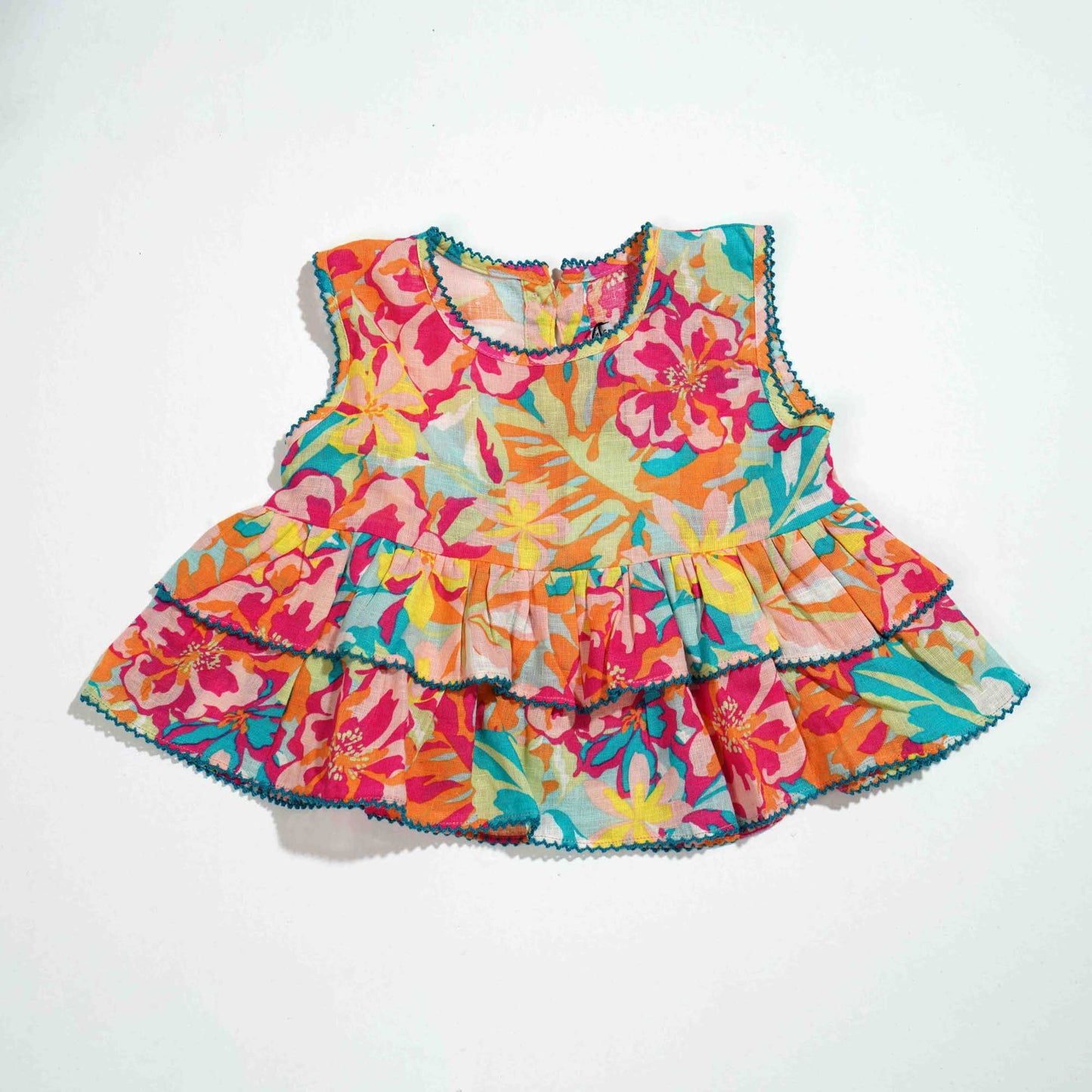 New Born Girls 2Pcs - Multi Color