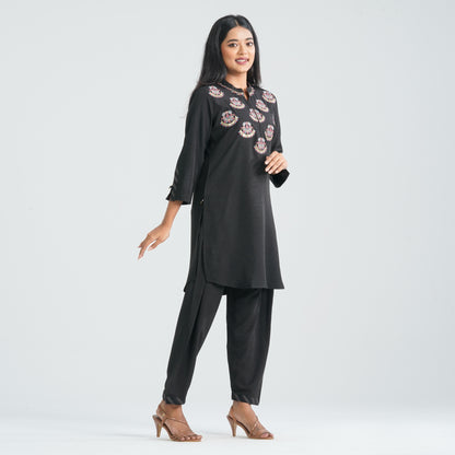 Women’s Crinkle Georgette Two Pcs Set