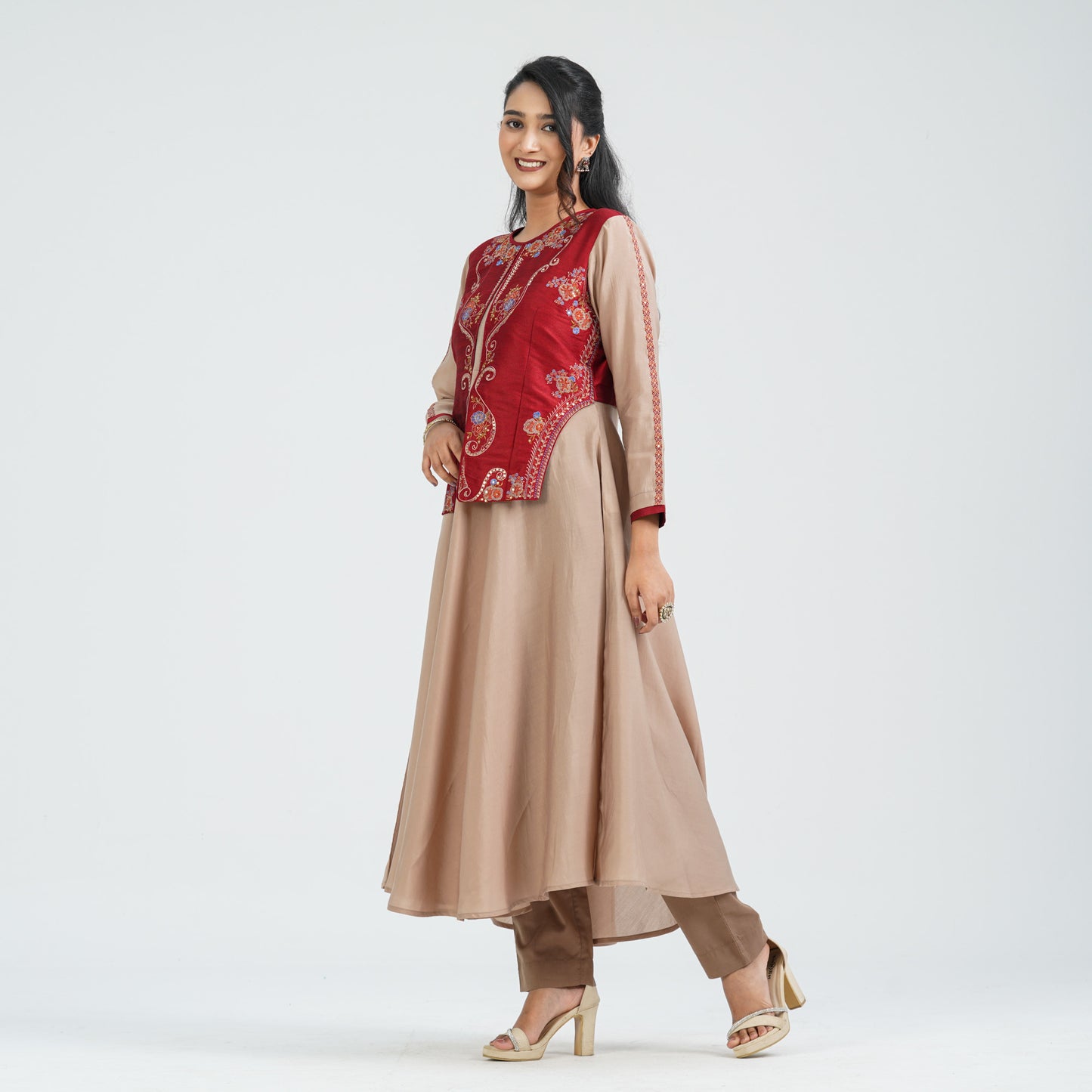 Women’s Embroidered Fusion Two Piece
