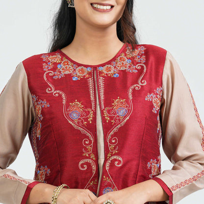 Women’s Embroidered Fusion Two Piece