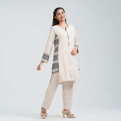 Women’s Blended Silk Two Piece Set