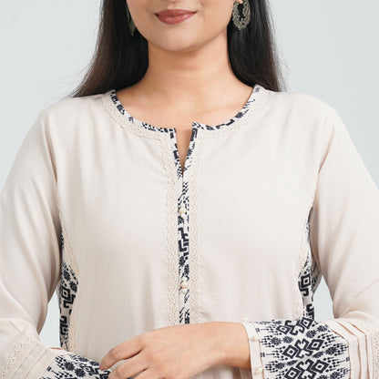 Women’s Blended Silk Two Piece Set