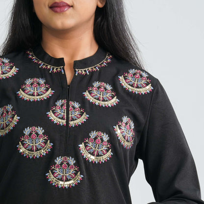 Women’s Crinkle Georgette Two Pcs Set