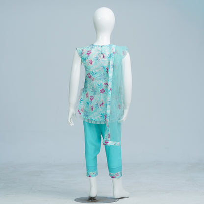 Girl's Paste Color Three Piece Set