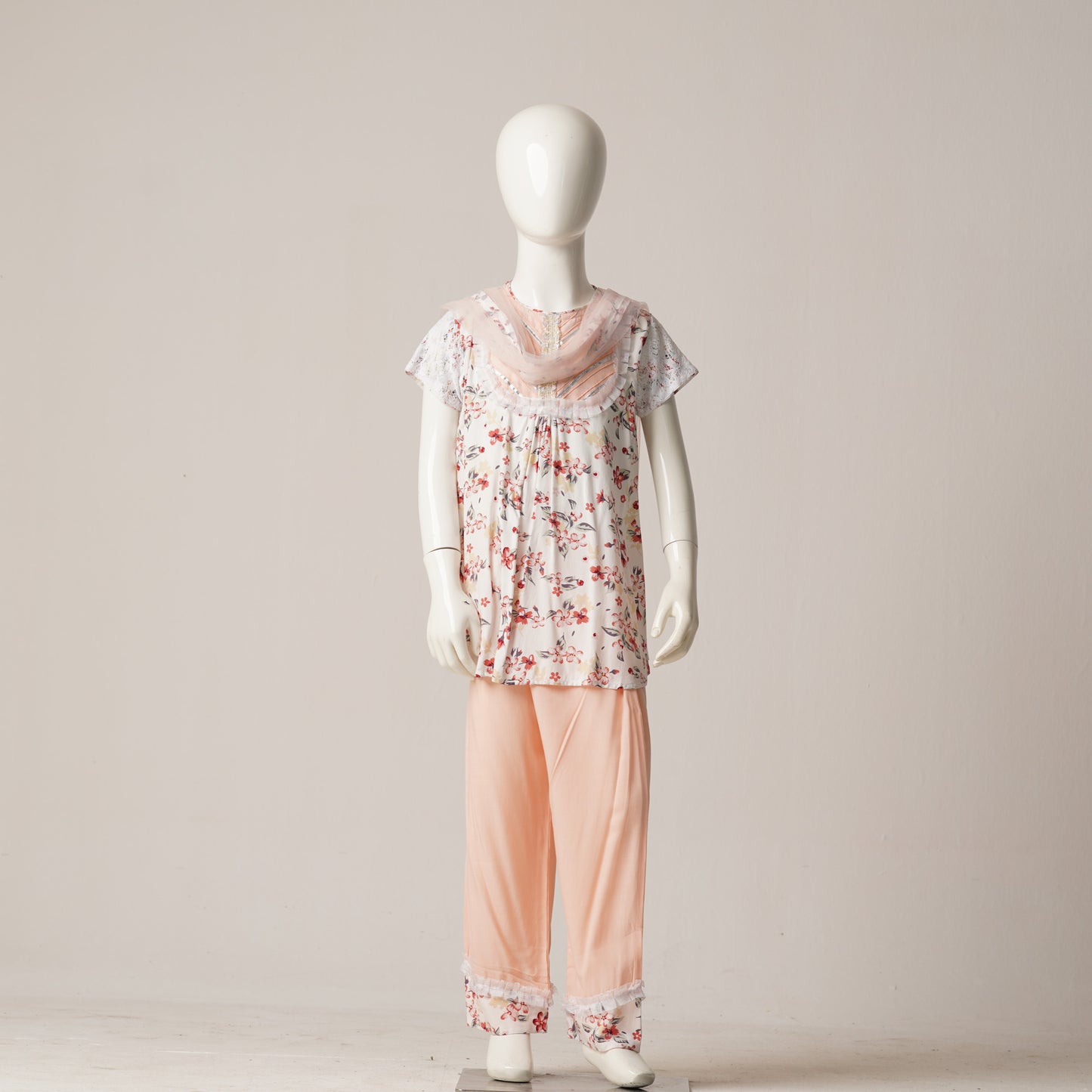 Girls 3Pcs-Peach