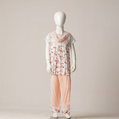 Girls 3Pcs-Peach
