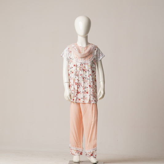 Girls 3Pcs-Peach