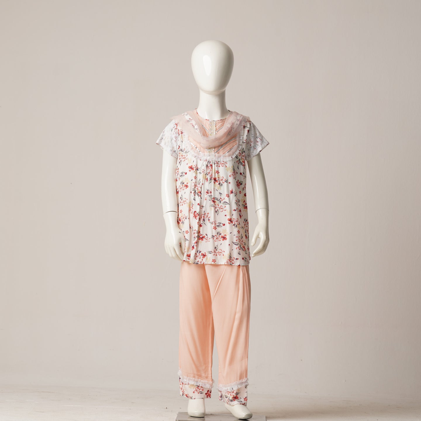 GIRLS 3PCS-PEACH