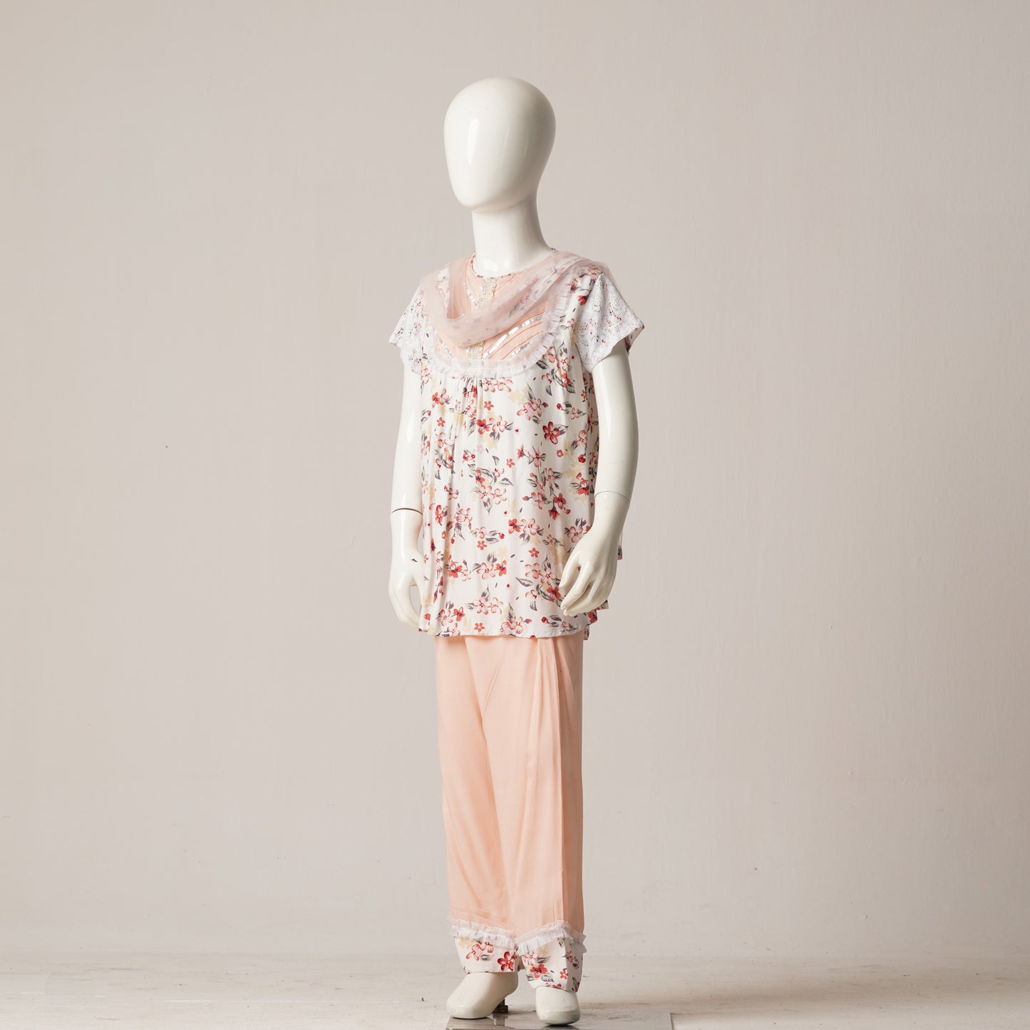 Girls 3Pcs-Peach