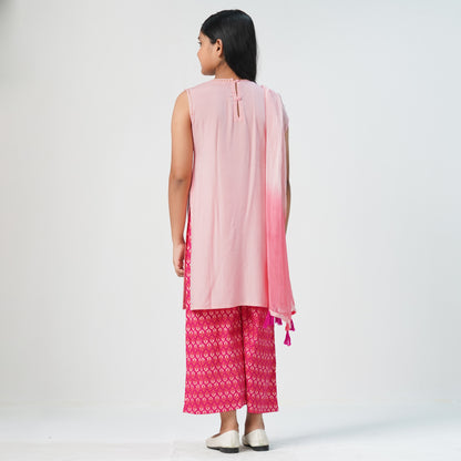 Girls Pink Three Piece Set