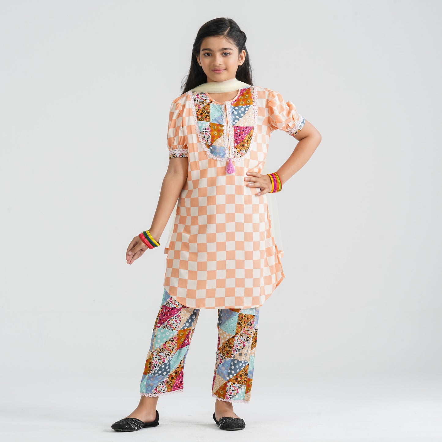 Girl’s Cotton Three Piece Set