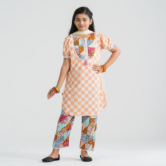 Girl’s Cotton Three Piece Set