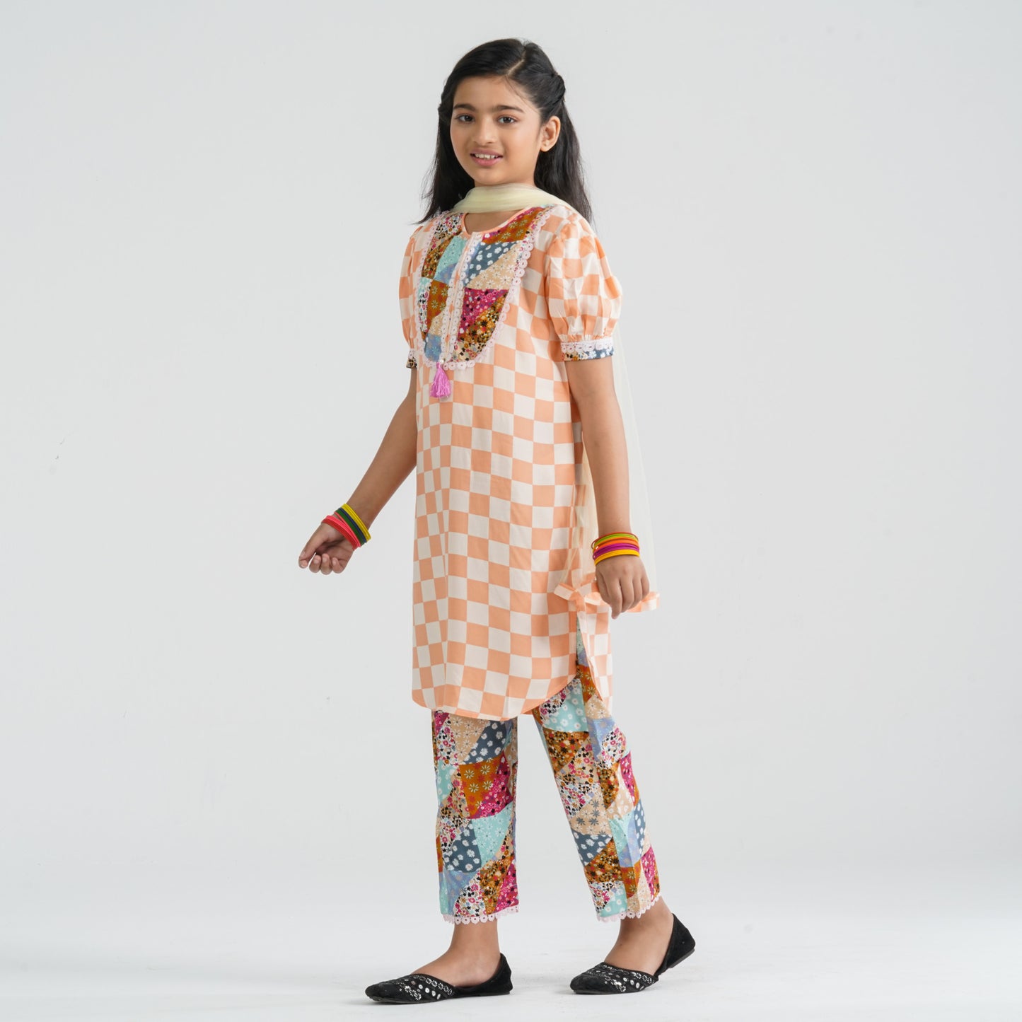 Girl’s Cotton Three Piece Set