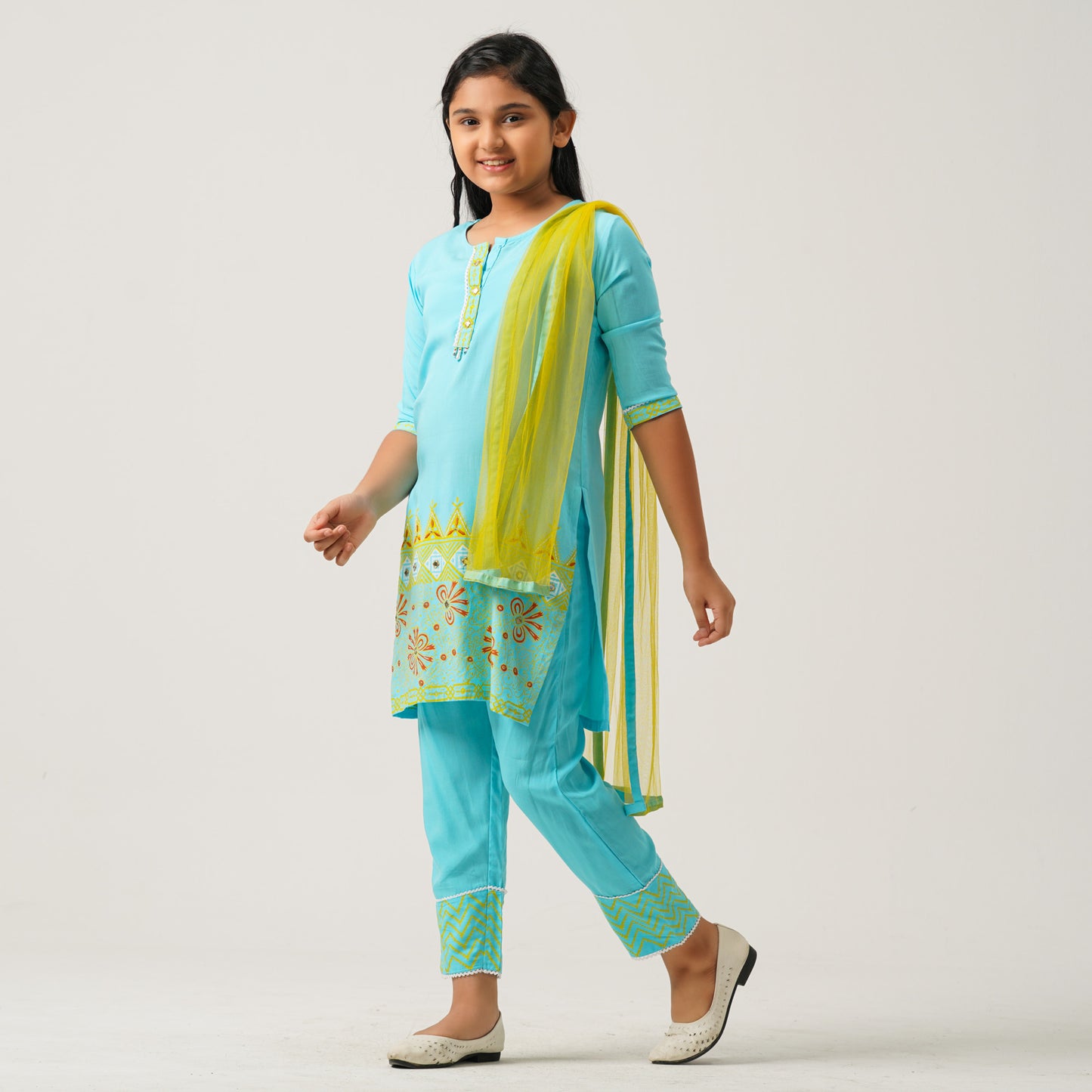 Girls Blue Three Piece Set