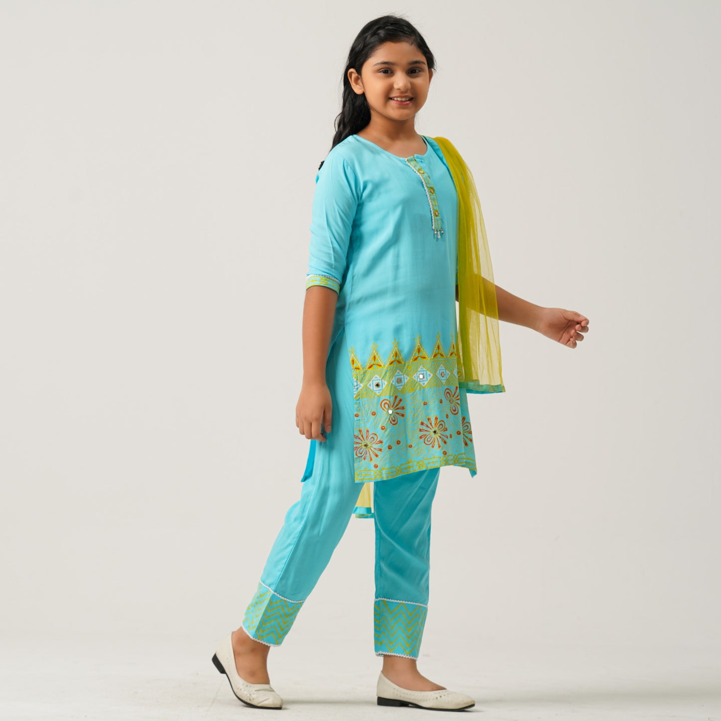 Girls Blue Three Piece Set