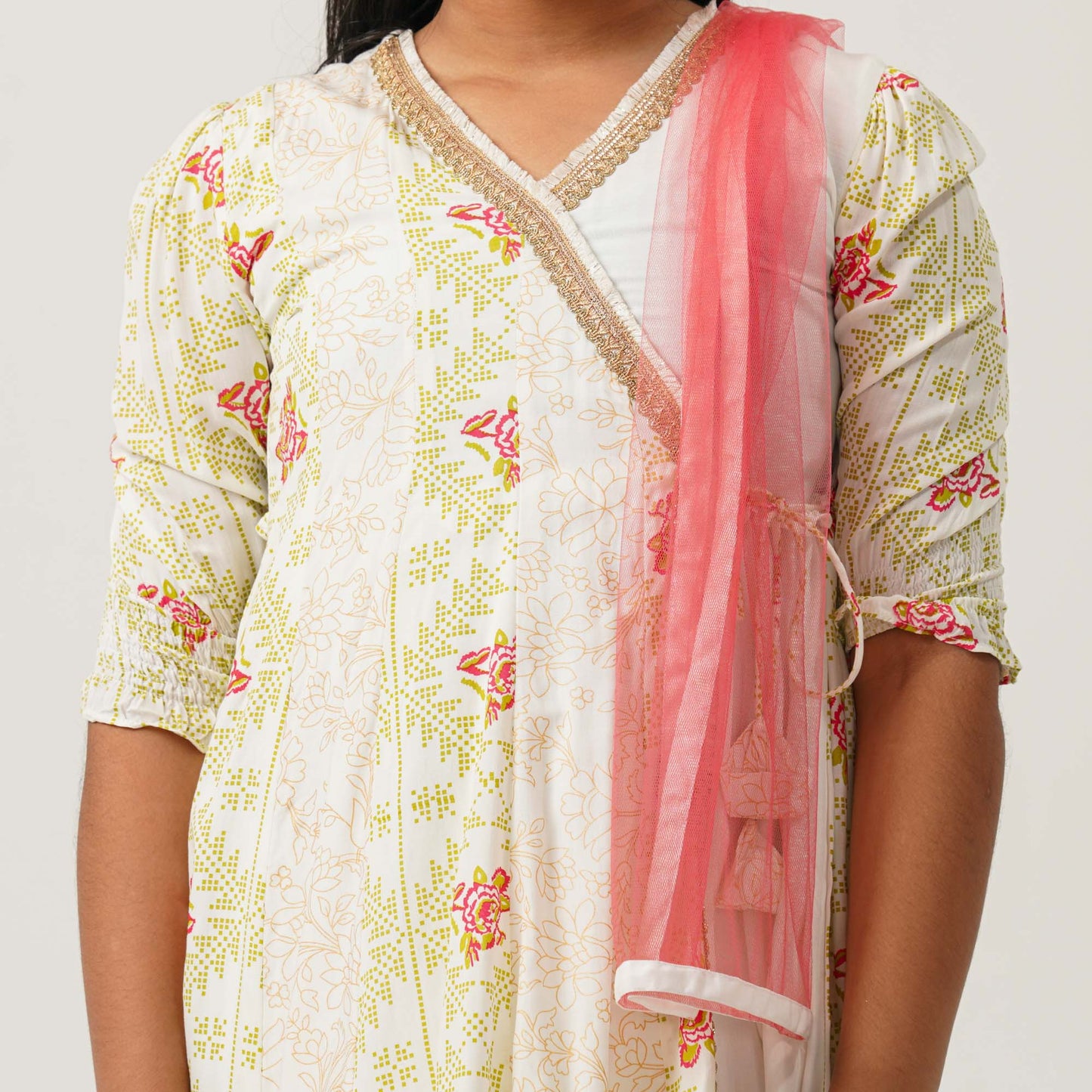 Girls Multi Color Three Piece Set