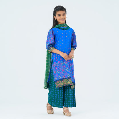 Girl’s Blue Three Piece Set