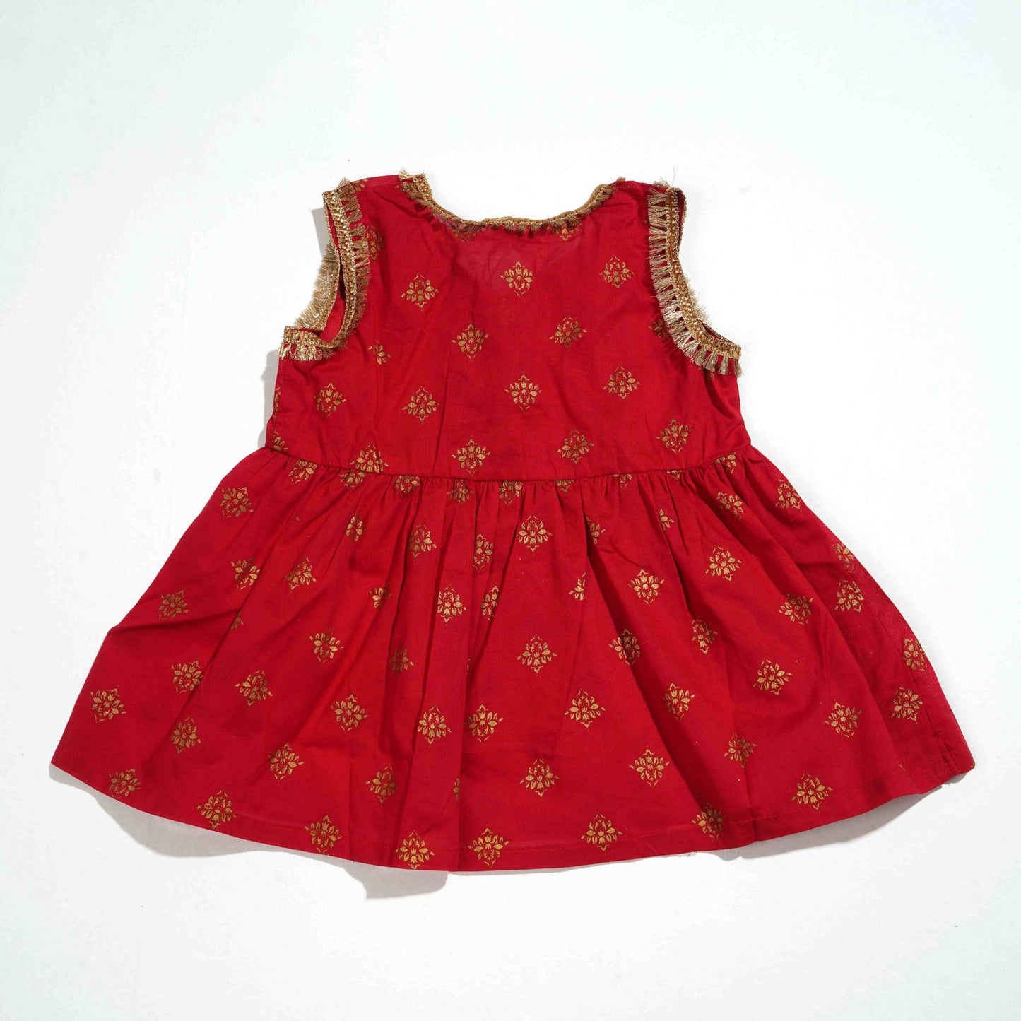 New Born Girls 3Pcs- Red