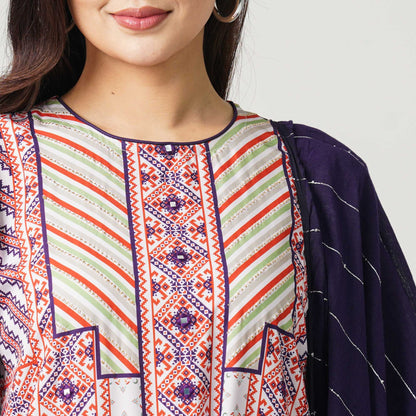 Women’s Blended Silk Three Piece Set