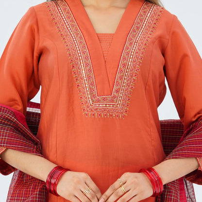 Women’s Embroidered Three Piece Set