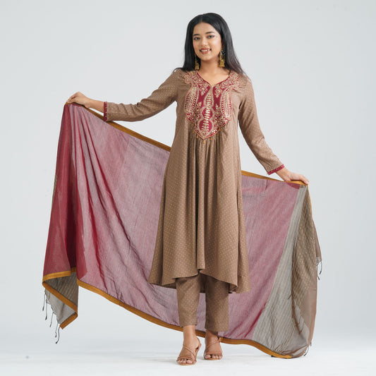 Women's Embroidered Three Piece Set