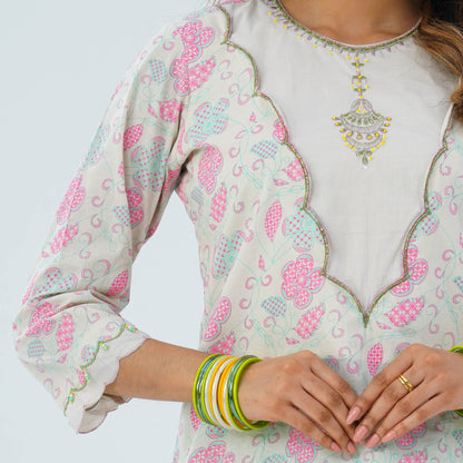 Women's Cotton Three Piece Set