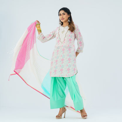 Women's Cotton Three Piece Set