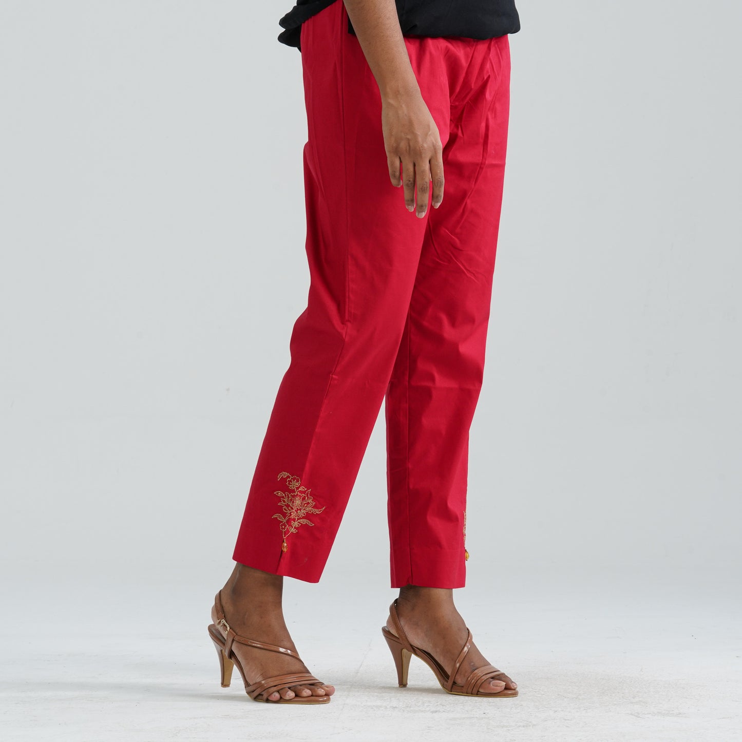 Women Red Cotton Bottom