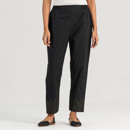 Womens Black Bottom
