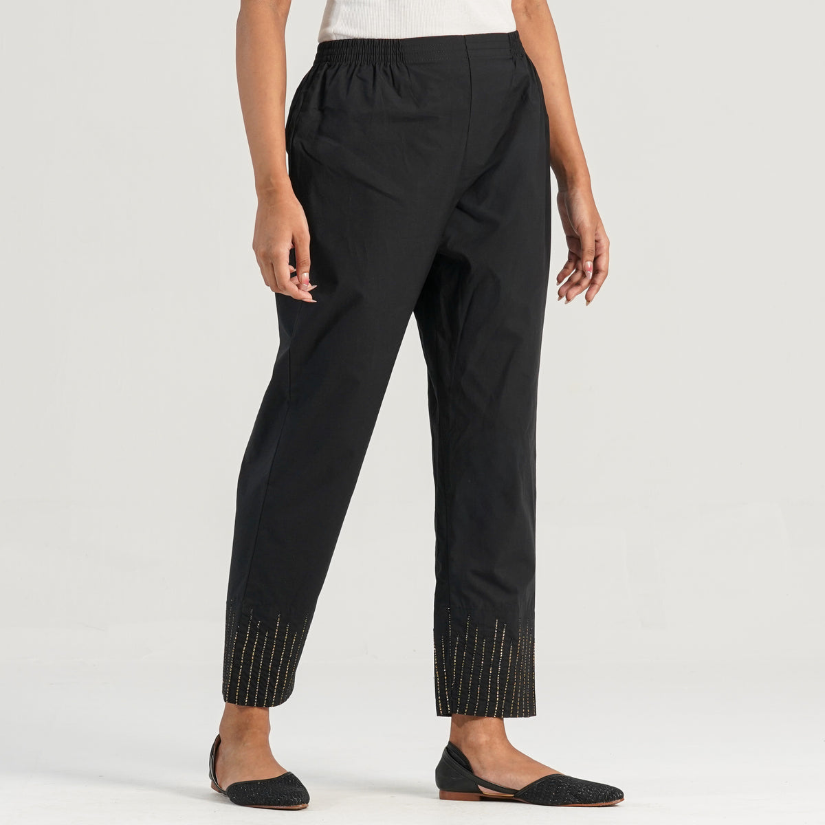 Womens Black Bottom