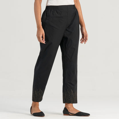 Womens Black Bottom