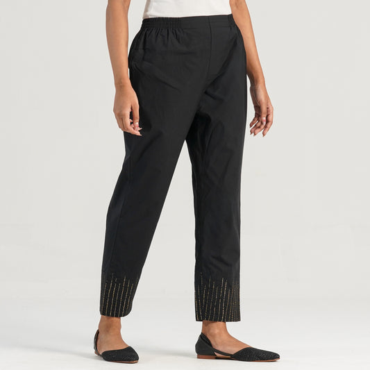 Womens Black Bottom