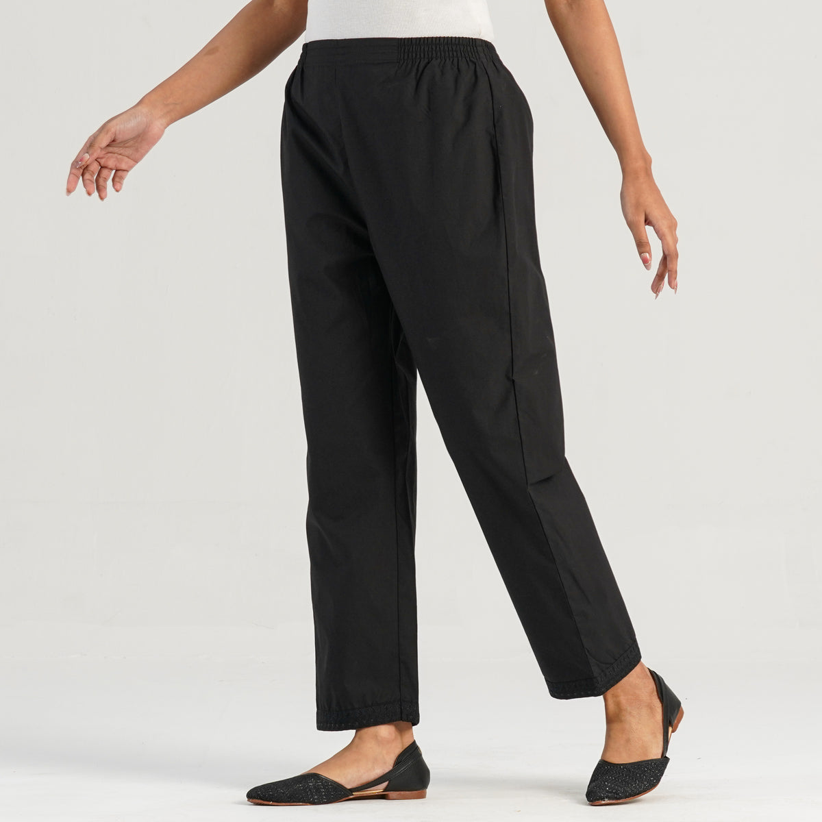 Womens Black Bottom