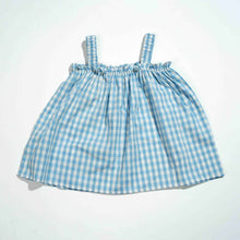 Load image into Gallery viewer, NEW BORN GIRLS FROCK - SKY BLUE 1
