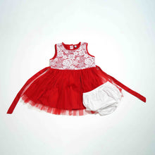 Load image into Gallery viewer, NEW BORN FROCK - RED
